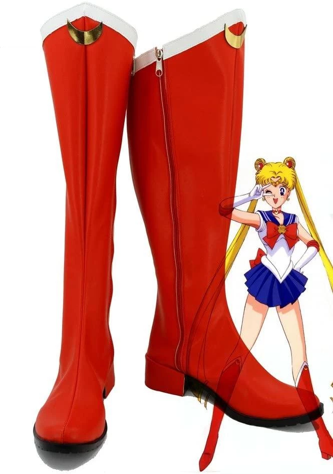 New Cosplaysky Sailor Moon Tsukino Usagi Boots Cosplay Shoes New Arrivals 3 New Cosplaysky Sailor Moon Tsukino Usagi Boots Cosplay Shoes New Arrivals