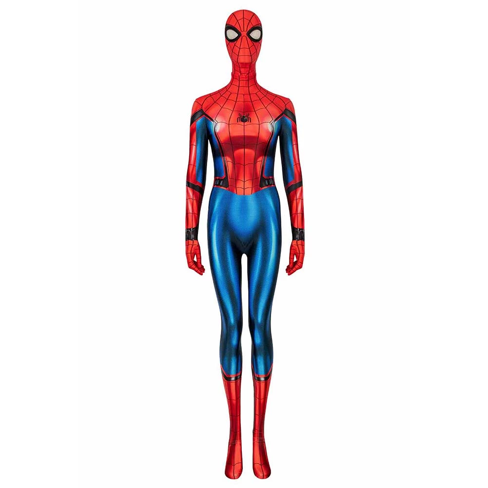 NewCosplay Spider-Man: Far From Home Women Jumpsuit Outfits Halloween Carnival Suit Cosplay Costume 3 NewCosplay Spider-Man: Far From Home Women Jumpsuit Outfits Halloween Carnival Suit Cosplay Costume