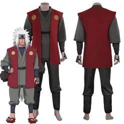 NewCosplay Anime Naruto Jiraiya Outfits Halloween Carnival Suit Cosplay Costume New Arrivals