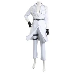 NewCosplay Cells At Work Black White Blood Cell Leukocyte Coat Pants Outfit Cosplay Costume New Arrivals