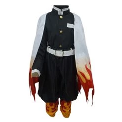 NewCosplay New Arrivals Demon Slayer Rengoku Kyoujurou Kids Children Outfits Halloween Carnival Suit Cosplay Costume