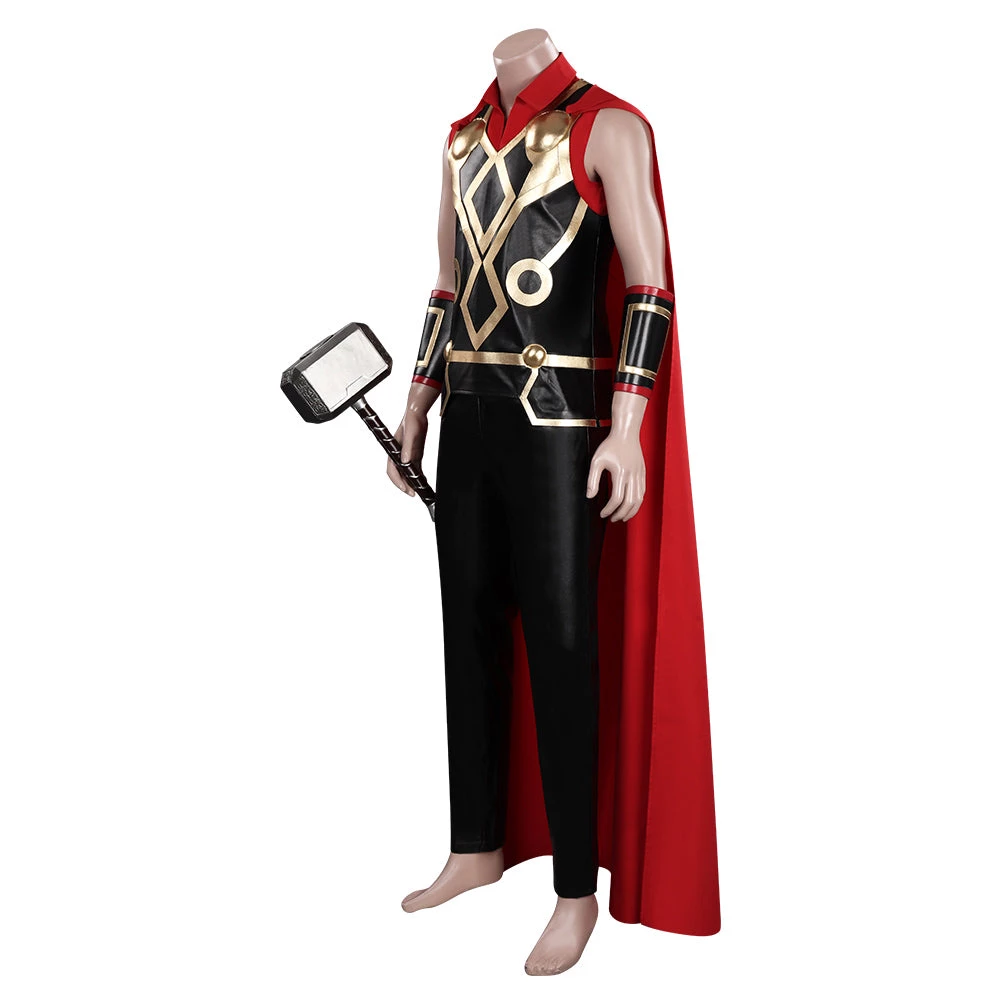 NewCosplay What If Thor Outfit Halloween Carnival Suit Cosplay Costume 5 NewCosplay What If Thor Outfit Halloween Carnival Suit Cosplay Costume
