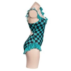 NewCosplay New Arrivals Anime Demon Slayer Kamado Tanjirou Swimwear Outfits Halloween Carnival Suit Cosplay Costume