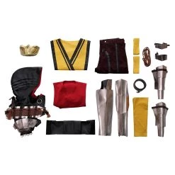 NewCosplay New Arrivals Mortal Kombat 11 Scorpion Outfit Halloween Carnival Suit Cosplay Costume