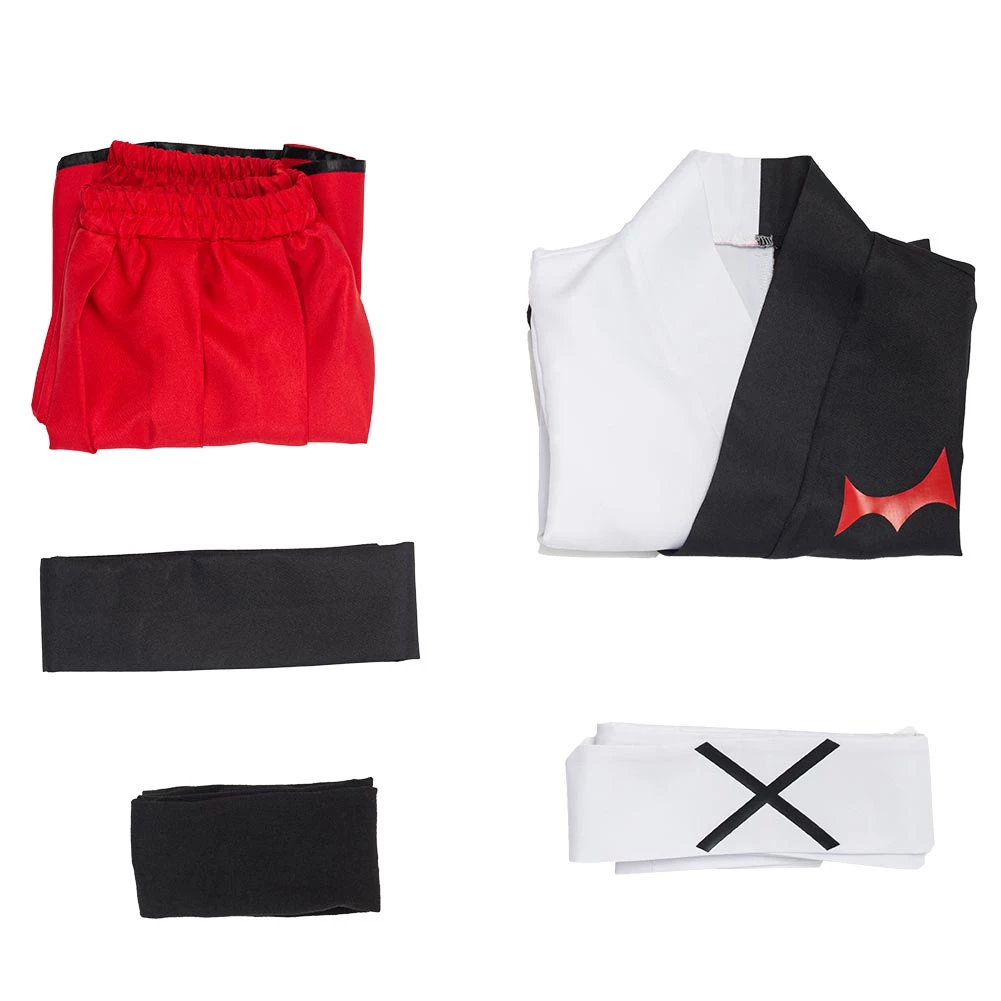 NewCosplay Danganronpa Monokuma Black White Bear Kimono Outfits Cosplay Costume 12 NewCosplay Danganronpa Monokuma Black White Bear Kimono Outfits Cosplay Costume