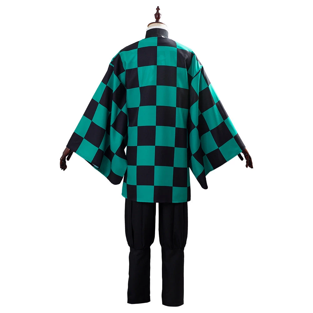 NewCosplay Demon Slayer: Kimetsu No Yaiba Kamado Tanjirou Oufit Cosplay Costume 6 NewCosplay Demon Slayer: Kimetsu No Yaiba Kamado Tanjirou Oufit Cosplay Costume