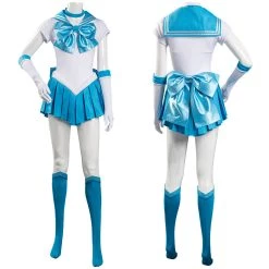 NewCosplay New Arrivals Sailor Moon Mizuno Ami Uniform Dress Outfits Halloween Carnival Suit Cosplay Costume