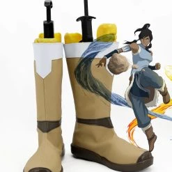 NewCosplay The Legend Of Korra Korra Halloween Boots Cosplay Shoes