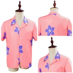 NewCosplay Anime Great Pretender Laurent Thierry Men Short Sleeve Shirt Halloween Carnival Costume Cosplay Costume New Arrivals