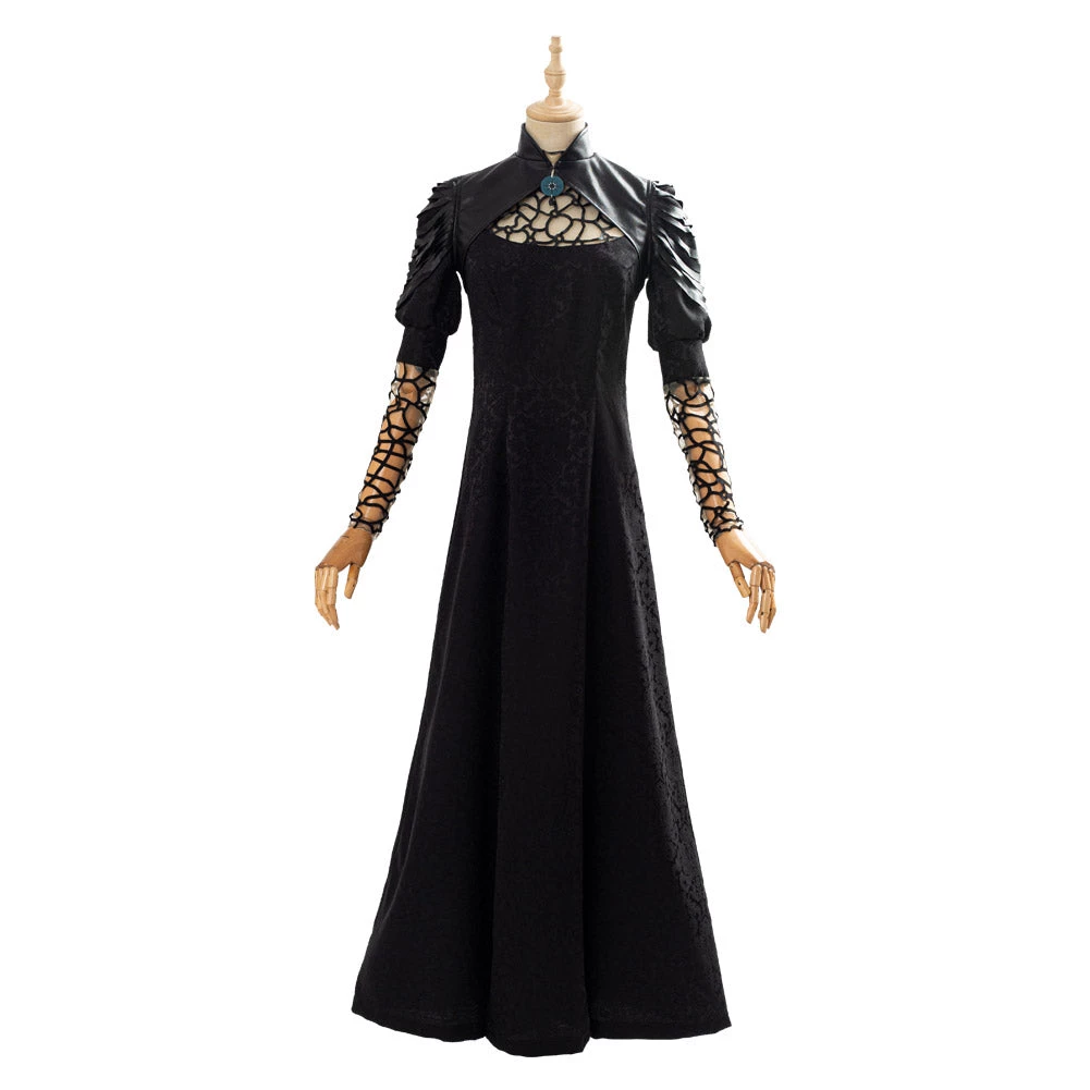 NewCosplay New Arrivals The Witcher Yennefer Party Black Long Dress Cosplay Costume 4 NewCosplay New Arrivals The Witcher Yennefer Party Black Long Dress Cosplay Costume