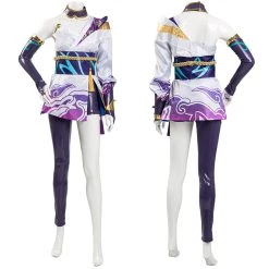 NewCosplay League Of Legends LoL 2020 Spirit Blossom Riven New Skin Halloween Carnival Suit Cosplay Costume New Arrivals