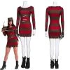 NewCosplay A Nightmare On Elm Street-Ghost Street Sexy Lady Freddie Kruger Dress Cosplay Costume New Arrivals