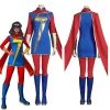 NewCosplay Marvel‘s Avengers-Ms. Marvel (Kamala Khan) Women Uniform Outfits Halloween Carnival Suit Cosplay Costume