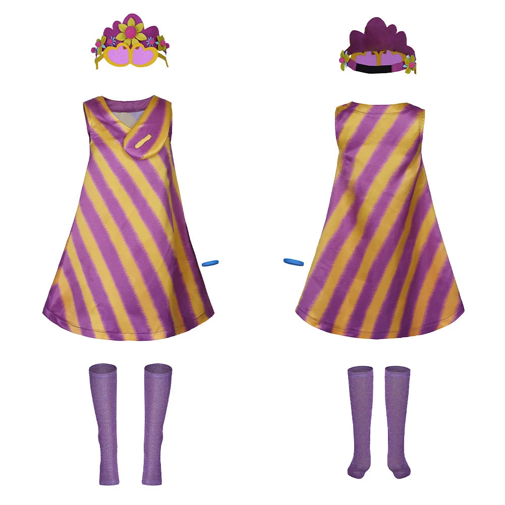 NewCosplay Trolls 2:World Tour-Poppy Kids Children Dress Outfit Halloween Carnival Costume Cosplay Costume 11 NewCosplay Trolls 2:World Tour-Poppy Kids Children Dress Outfit Halloween Carnival Costume Cosplay Costume