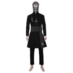 NewCosplay Ghost B.C. Nameless Ghoul Black Coat Props Halloween Full Set Cosplay Costume New Arrivals 13 NewCosplay Ghost B.C. Nameless Ghoul Black Coat Props Halloween Full Set Cosplay Costume New Arrivals