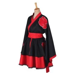 NewCosplay Naruto Akatsuki Lolita Robe Genderbend Cosplay Costume