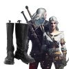 NewCosplay The Witcher Cavill Geralt Of Rivia Cosplay Shoes New Arrivals