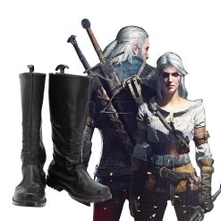 NewCosplay The Witcher Cavill Geralt Of Rivia Cosplay Shoes New Arrivals