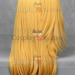 NewCosplay New Arrivals Fairy Tail Lucy Heartphilia Cosplay Wig Earthy Yellow 60cm 9 NewCosplay New Arrivals Fairy Tail Lucy Heartphilia Cosplay Wig Earthy Yellow 60cm