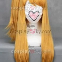 NewCosplay New Arrivals Fairy Tail Lucy Heartphilia Cosplay Wig Earthy Yellow 60cm