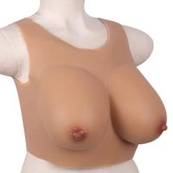 NewCosplay Crossdresser Realistic Silicone Breast Plate Fake Boobs Crossdressing Cosplay New Arrivals