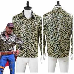 NewCosplay New Arrivals Tiger King Joe Exotic Adult Men Shirt Halloween Carnival Costume Cosplay Costume
