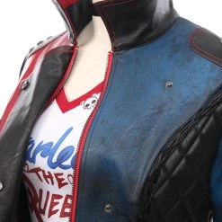 NewCosplay Suicide Squad: Kill The Justice League-Harleen Quinzel T-shirt Pants Outfits Halloween Carnival Suit Cosplay Costume