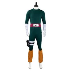 NewCosplay NARUTO Rock Lee Jumpsuit Outfits Halloween Carnival Suit Cosplay Costume