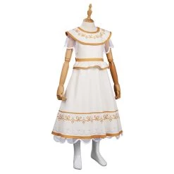 NewCosplay Encanto Mirabel Cosplay Costume Dress Outfits Kids Children Halloween Carnival Suit New Arrivals