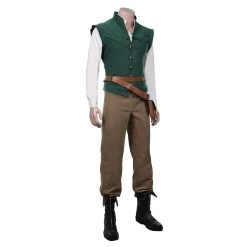 NewCosplay Tangled-Flynn Rider Vest Shirt Outfits Halloween Carnival Suit Cosplay Costume New Arrivals