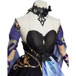 NewCosplay Genshin Impact Keqing Cosplay Costume Outfits Halloween Carnival Suit