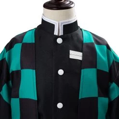 NewCosplay Kids Children Demon Slayer: Kimetsu No Yaiba Kamado Tanjirou Cosplay Costume New Arrivals