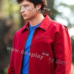 NewCosplay New Arrivals Smallville Clark Kent Red Jacket Costume
