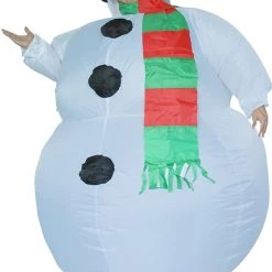 New Cosplaysky New Arrivals Christmas Gift Kids Snowman Inflatable Blow Up Costume 47" To 59" 5 New Cosplaysky New Arrivals Christmas Gift Kids Snowman Inflatable Blow Up Costume 47