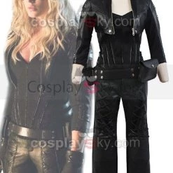 NewCosplay New Arrivals Green Arrow Black Canary Sara Lance Cosplay Costume Artificial Leather Outfit