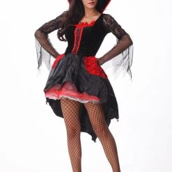 NewCosplay Halloween Vampire Sexy Womens Gown Robe Cloak Adult Suit Dress Cosplay Costume Suit Dress New Arrivals