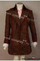 NewCosplay Alice In Wonderland Johnny Depp Mad Hatter Jacket Costume