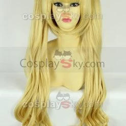 NewCosplay KARNEVAL Tsukumo Pale Gold Cosplay Wig