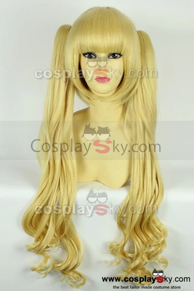 NewCosplay KARNEVAL Tsukumo Pale Gold Cosplay Wig 3 NewCosplay KARNEVAL Tsukumo Pale Gold Cosplay Wig