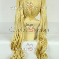 NewCosplay KARNEVAL Tsukumo Pale Gold Cosplay Wig 7 NewCosplay KARNEVAL Tsukumo Pale Gold Cosplay Wig