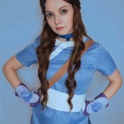 NewCosplay Avatar: The Last Airbender Katara Halloween Carnival Suit Cosplay Costume 28 NewCosplay Avatar: The Last Airbender Katara Halloween Carnival Suit Cosplay Costume
