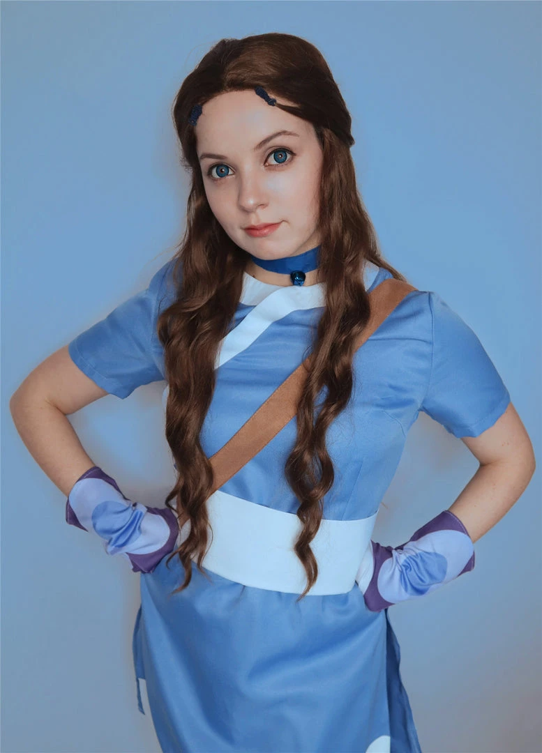 NewCosplay Avatar: The Last Airbender Katara Halloween Carnival Suit Cosplay Costume 15 NewCosplay Avatar: The Last Airbender Katara Halloween Carnival Suit Cosplay Costume