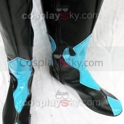 NewCosplay Lamento Rai Blue Cosplay Boots Shoes Custom Made