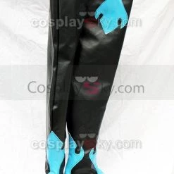 NewCosplay Lamento Rai Blue Cosplay Boots Shoes Custom Made