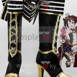 NewCosplay Love Live! SR Nico Yazawa Maid Boots Cosplay Shoes