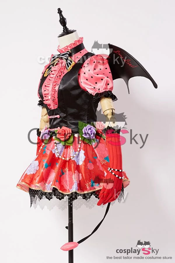 NewCosplay Love Live! New UR Umi Sonoda Little Devil Transformed Uniform Halloween Cosplay Costume New Arrivals 10 NewCosplay Love Live! New UR Umi Sonoda Little Devil Transformed Uniform Halloween Cosplay Costume New Arrivals
