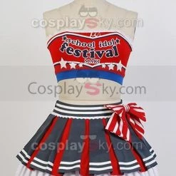 NewCosplay LoveLive! Maki Nishikino Cheerleaders Uniform Cosplay Costume New Arrivals