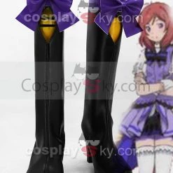 NewCosplay LoveLive! Season 2 KiRa-KiRa-Sensation! Maki Nishikino Boots Cosplay Shoes