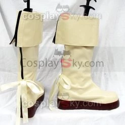 NewCosplay Macross Frontier Sheryl Nome Cosplay Boots White