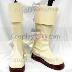 NewCosplay Macross Frontier Sheryl Nome Cosplay Boots White